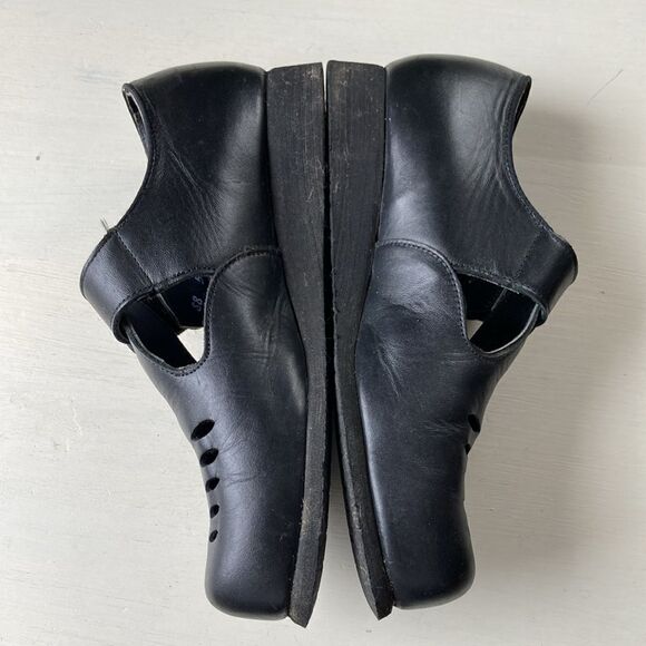 P.W. Minor Miss Continental Black Leather Orthopedic Diabetic Shoes Size 5 1/2 D - Picture 8 of 12